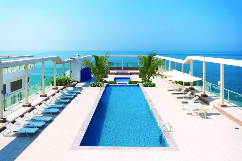 Ocean Whisper Ultra Luxe 1 Bedroom Apartment With A Private Beach - Al Marjan Island Rász el-Haima Kültér fotó